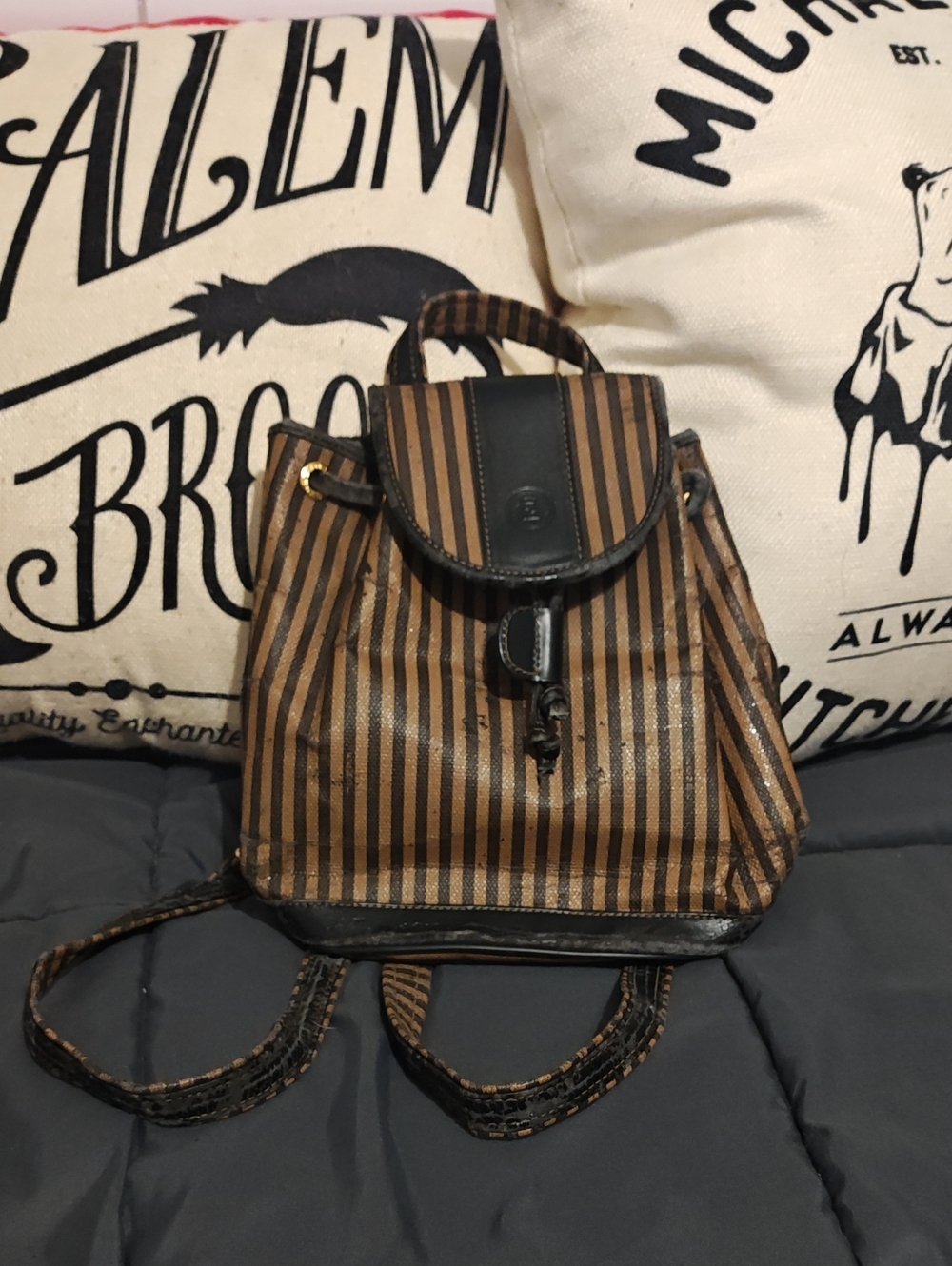 Authentic Fendi Small Backpack READ